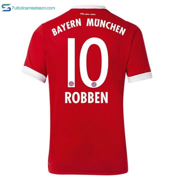 Camiseta Bayern Munich 1ª Robben 2017/18